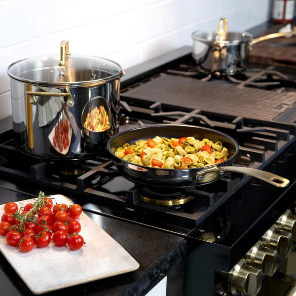 ZLINE 10-Piece Non-Toxic Stainless Steel with 3-Piece Nonstick Ceramic Cookware Set (CWSETL-NS-10) image 1